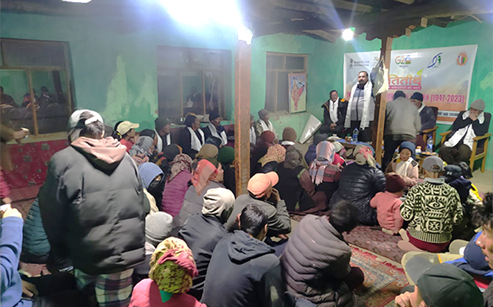 TRIBUTE TO UNSUNG HEROES OF LADAKH  , Bhartiya Vidya Niketan School, Lungnak Zanskar